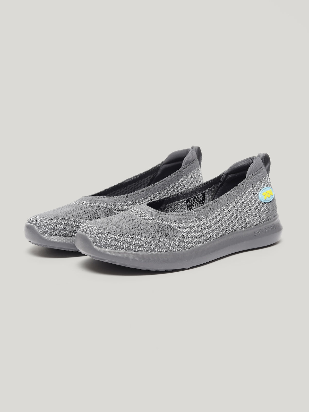 JW040 - Women's Slip On Shoes Grey