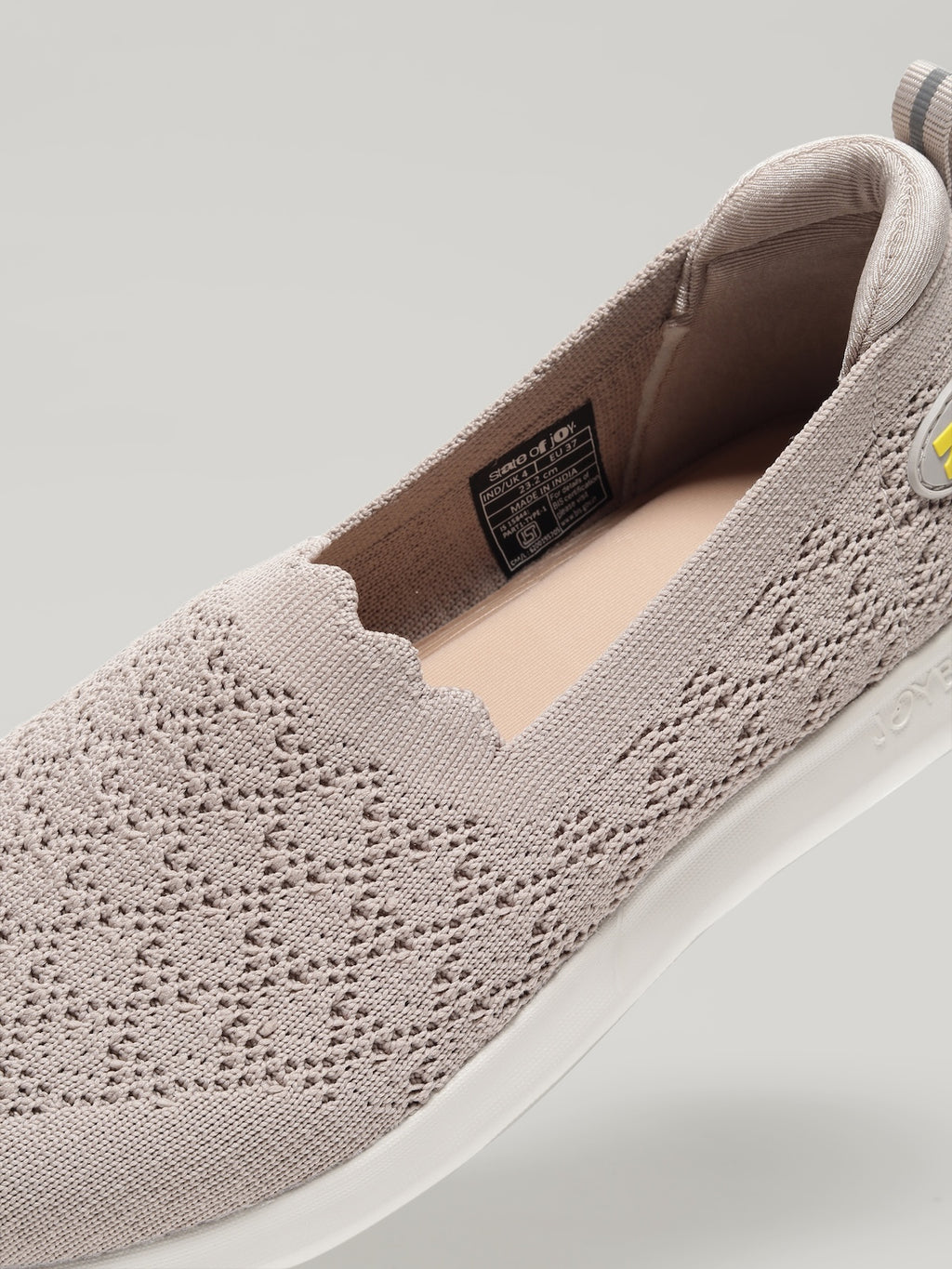 JW044 - Women's Slip On Shoes Dark Beige