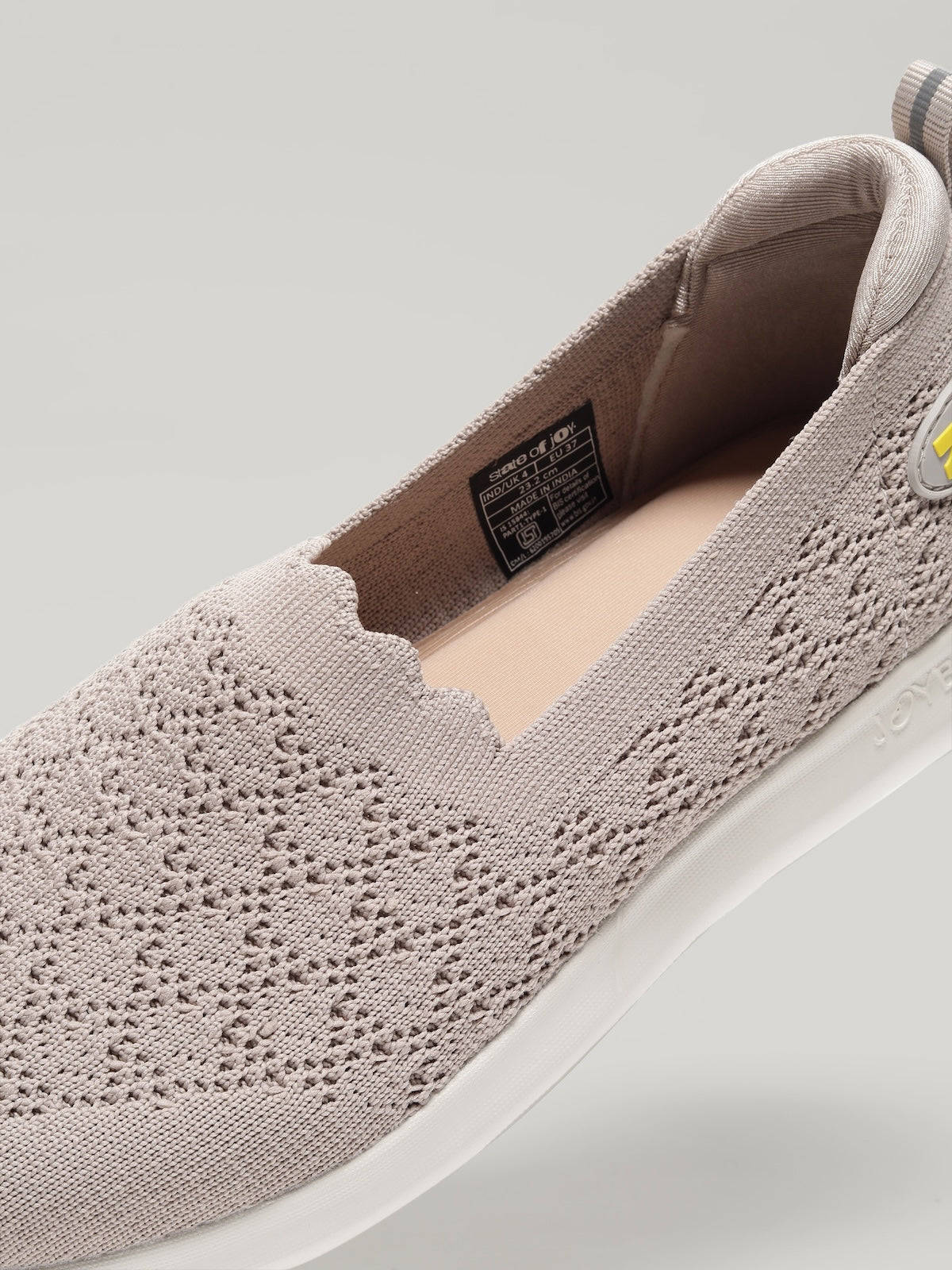 JW044 - Women's Slip On Shoes Dark Beige