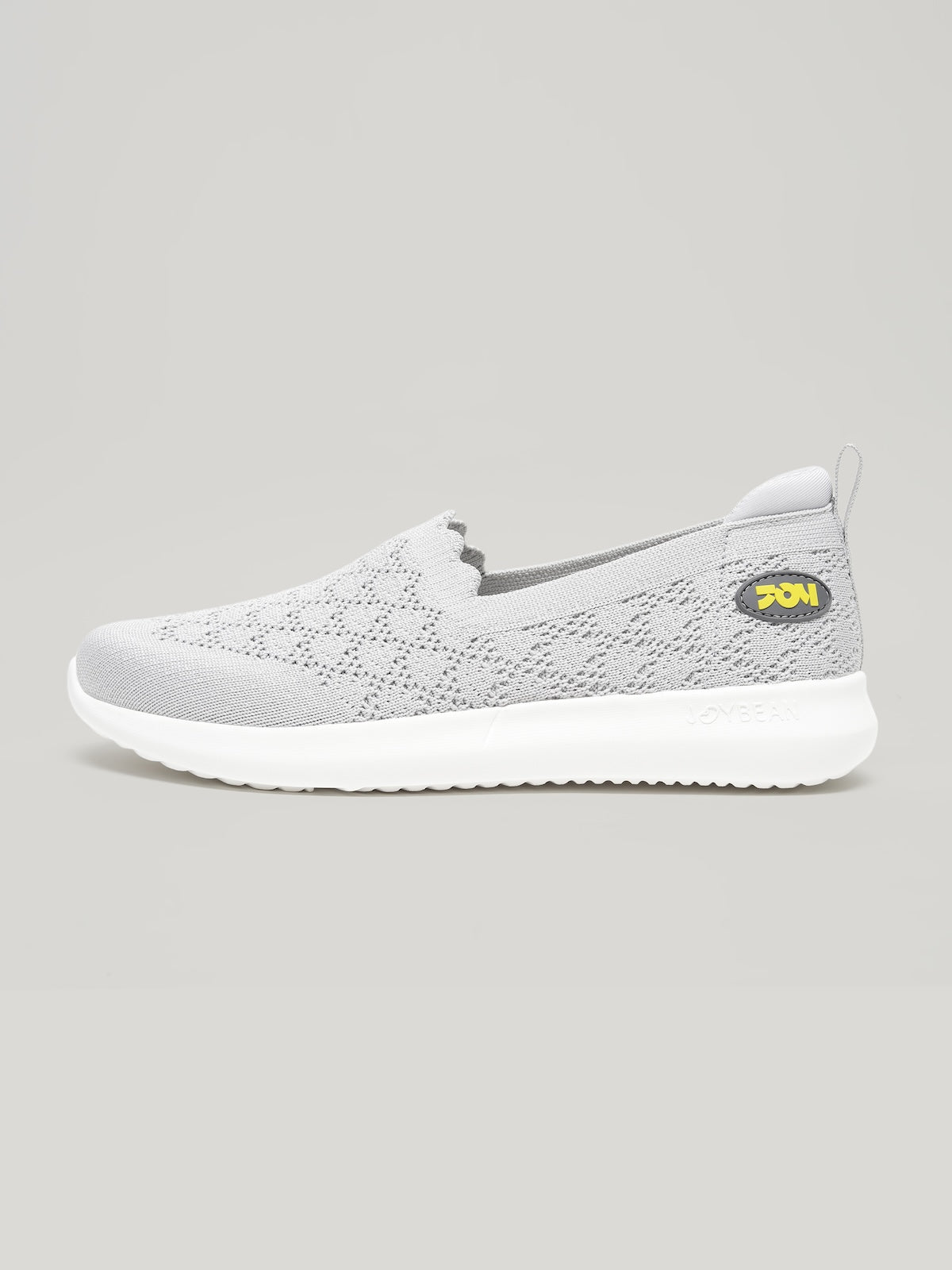 JW044 - Women's Slip On Shoes Light Grey