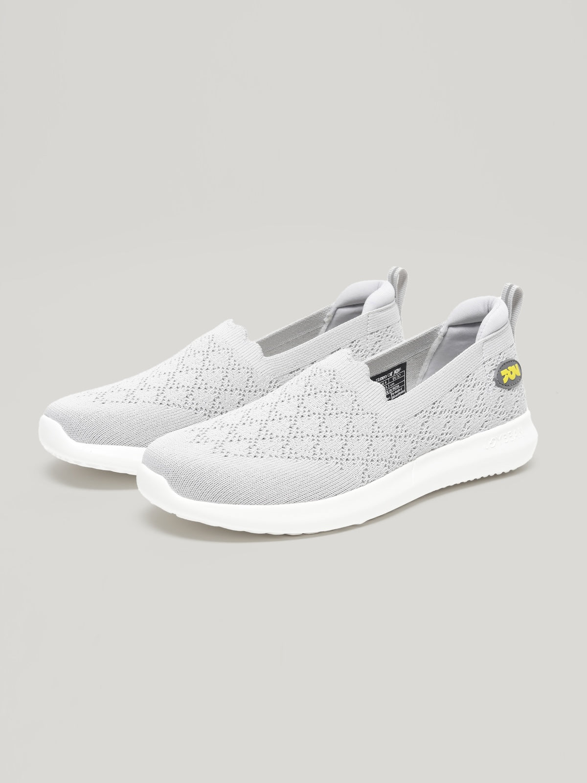 JW044 - Women's Slip On Shoes Light Grey