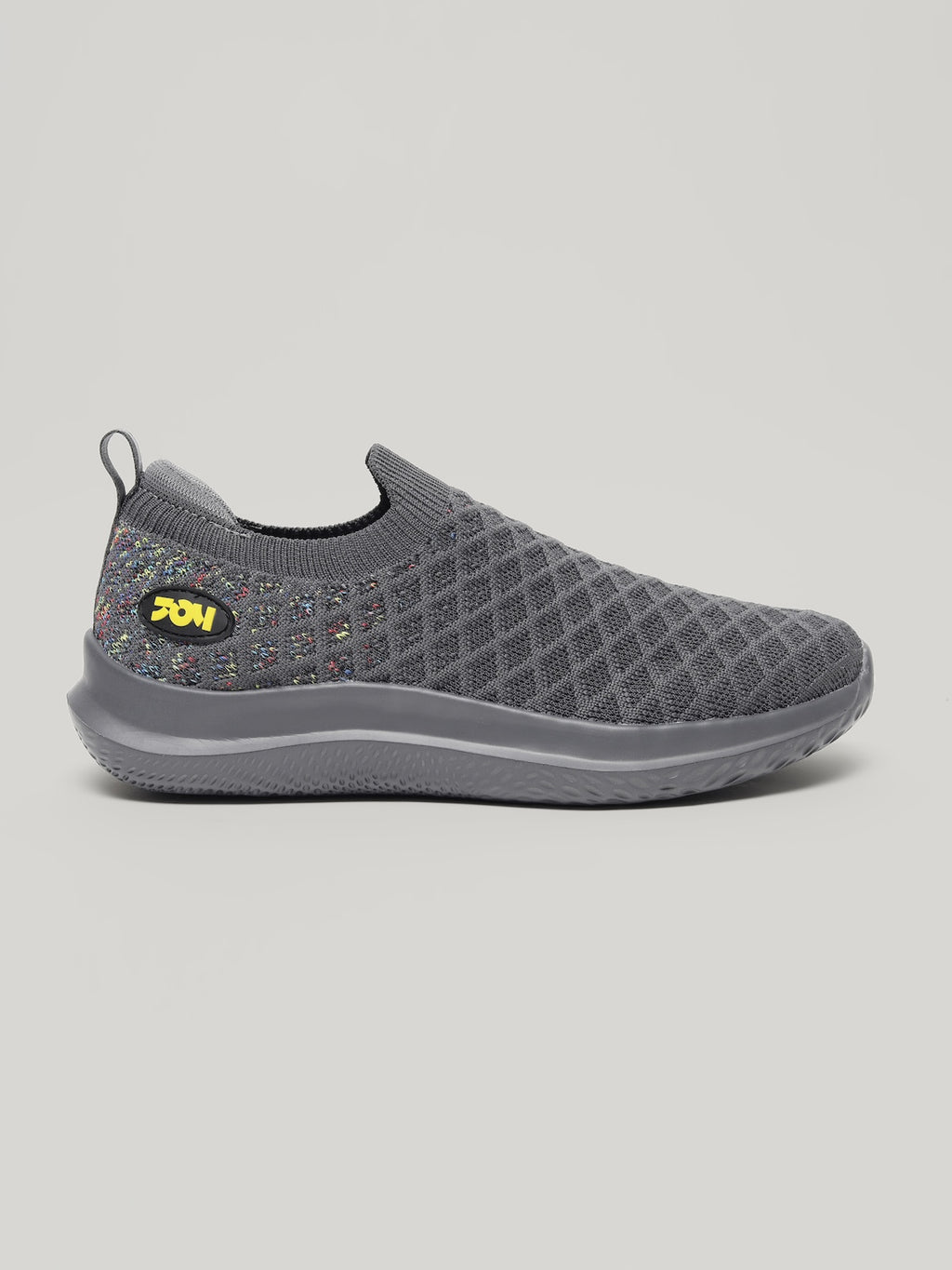 JW046 - Women's Slip On Shoes Dark Grey
