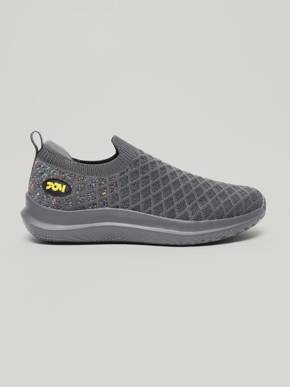 JW046 - Women's Slip On Shoes Dark Grey