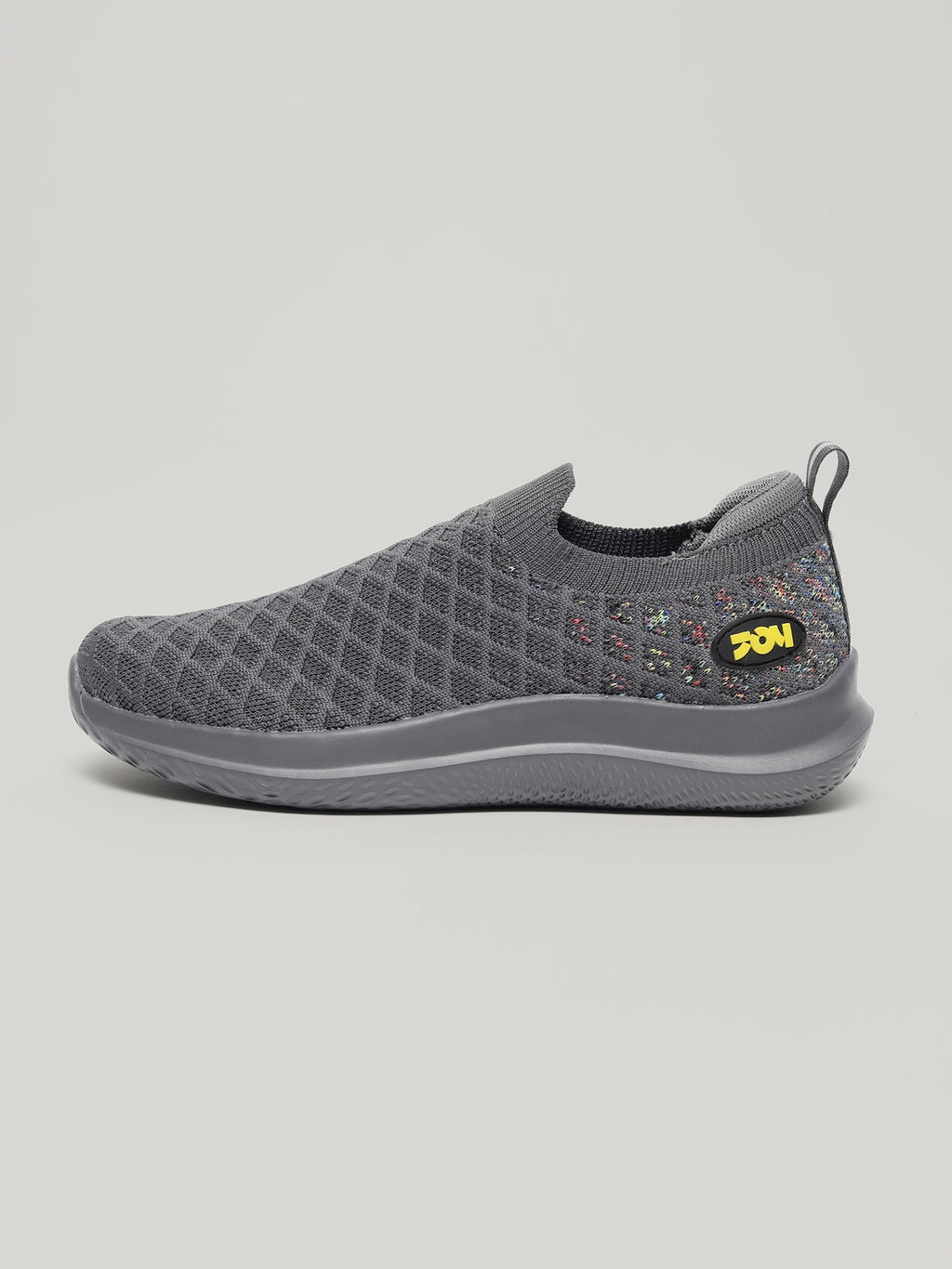 JW046 - Women's Slip On Shoes Dark Grey