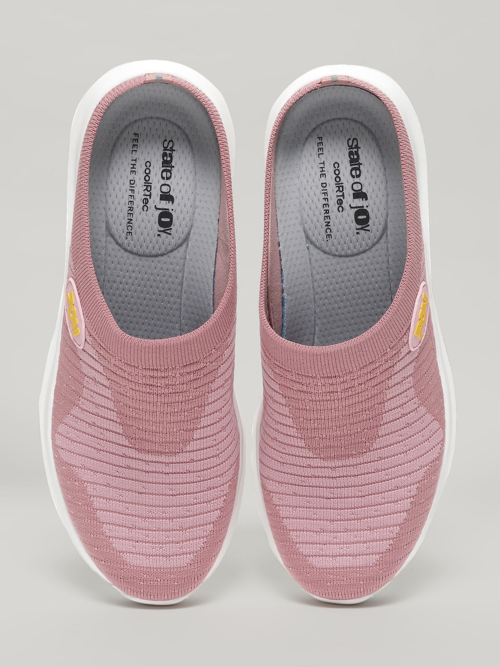 JW047 - Women's Slip On Shoes Dark Pink