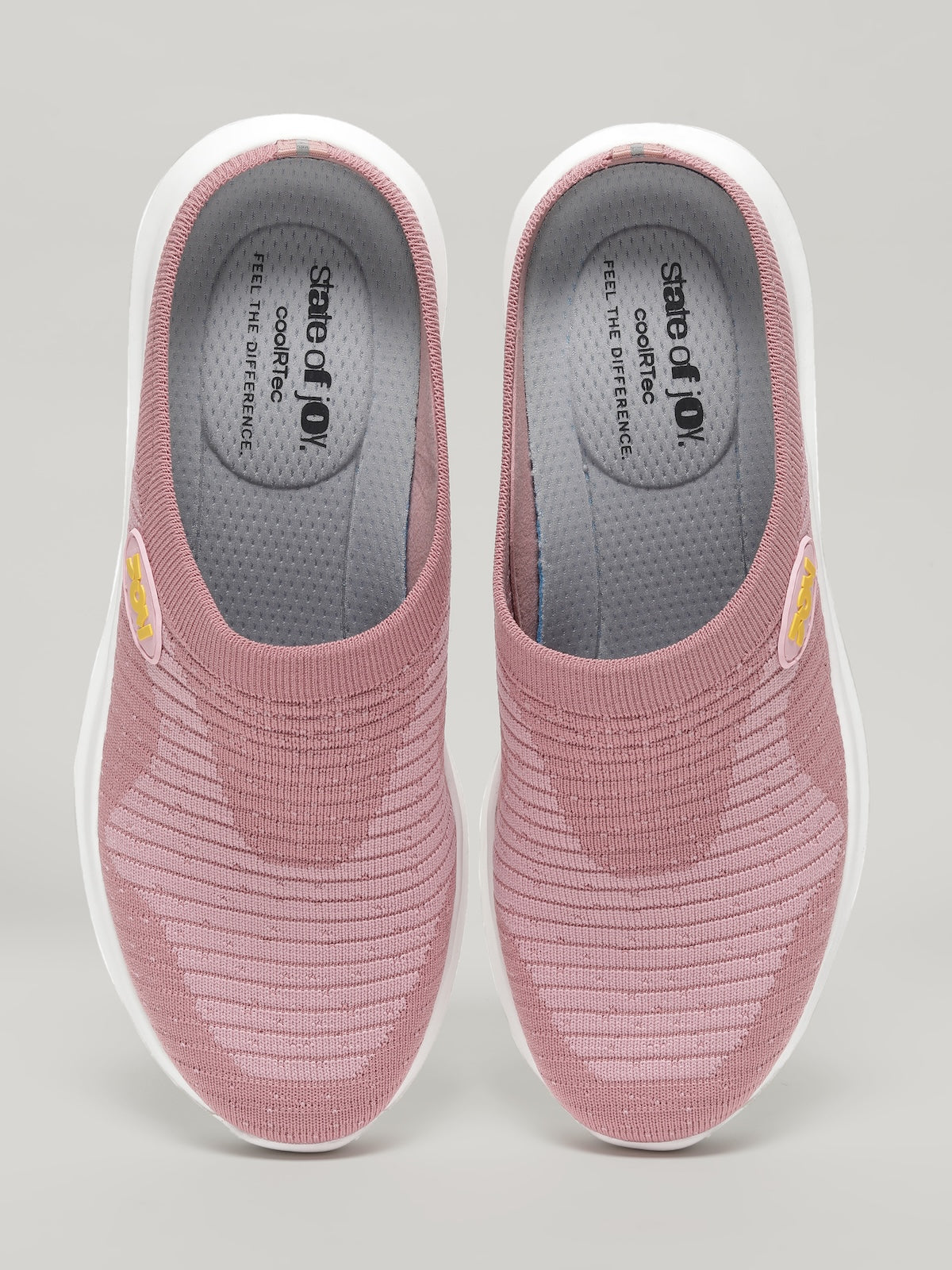 JW047 - Women's Slip On Shoes Dark Pink