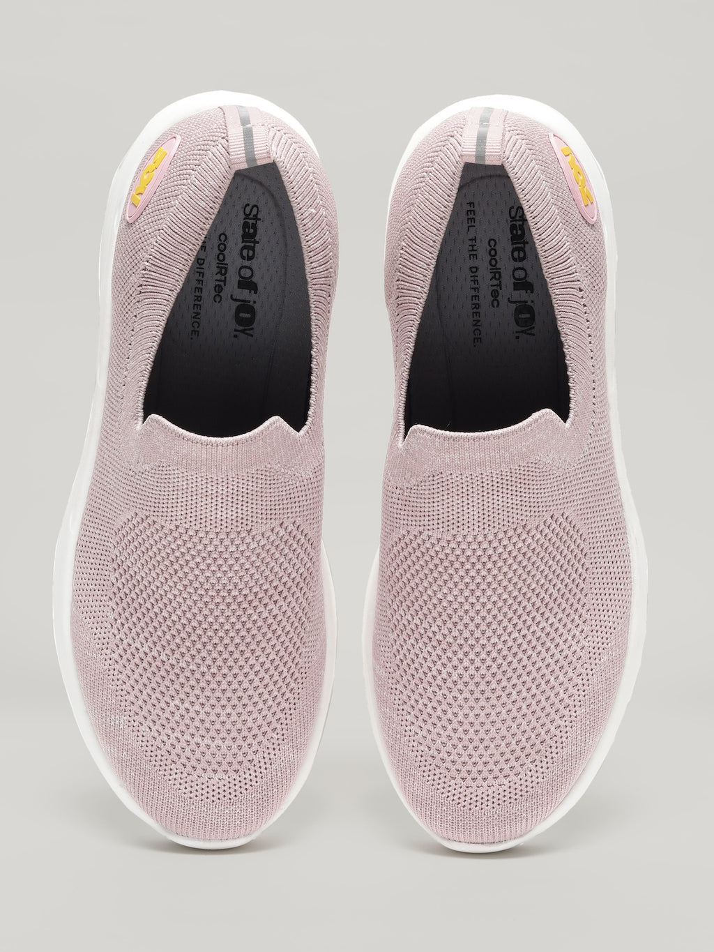 JW049 - Women's Slip On Shoes Mauve
