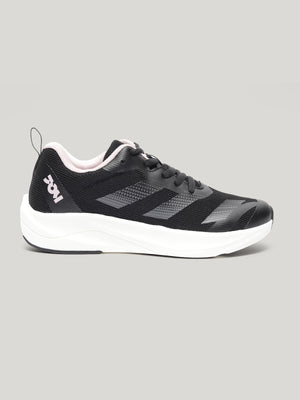 JW053 - Women's Lace Up Shoes Black