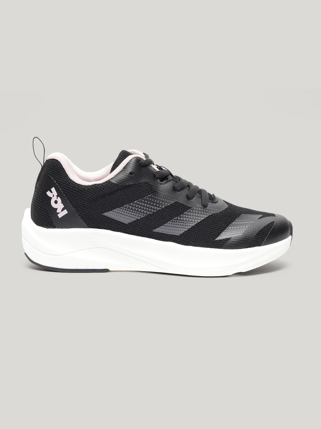 JW053 - Women's Lace Up Shoes Black