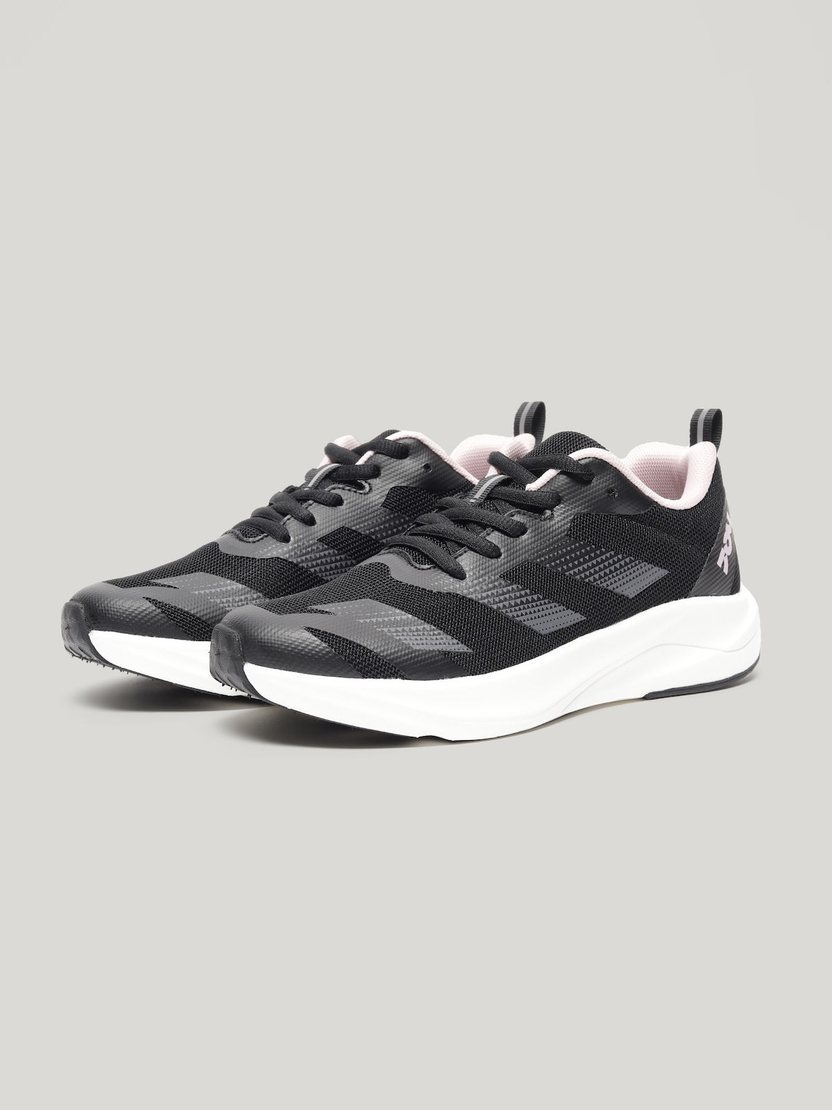 JW053 - Women's Lace Up Shoes Black