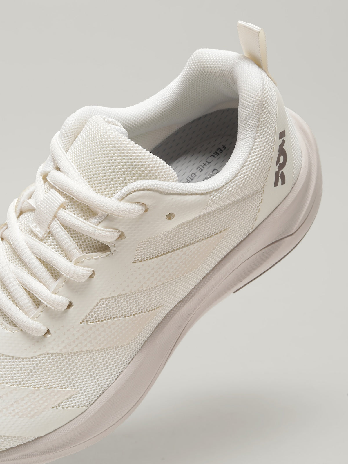 JW053 - Women's Lace Up Shoes Cream