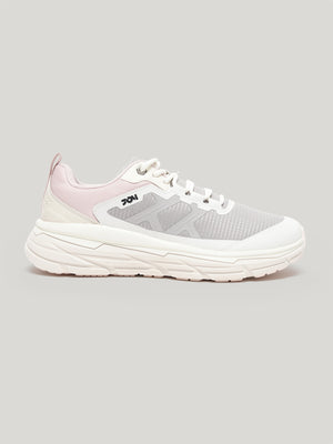 JW055 - Women's Lace Up Shoes Light Grey