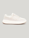 JW056 - Women's Lace Up Shoes Cream