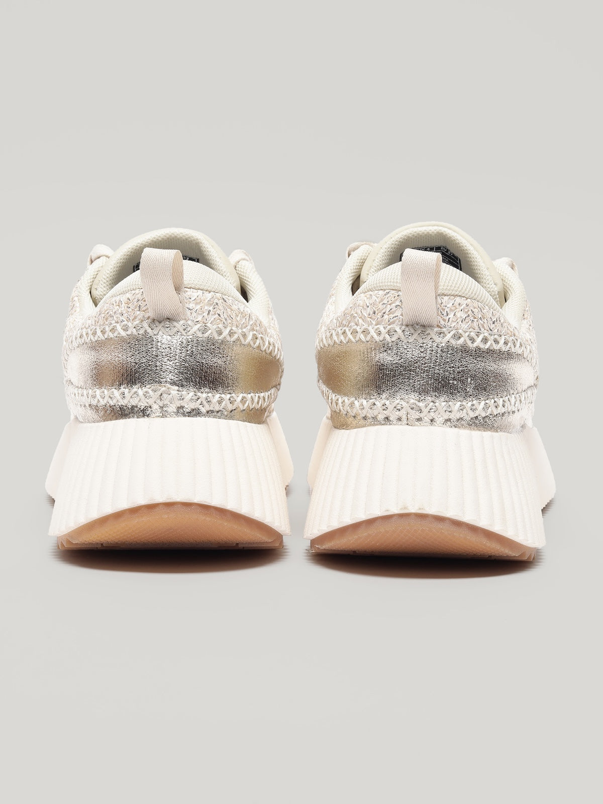 JW056 - Women's Lace Up Shoes Taupe