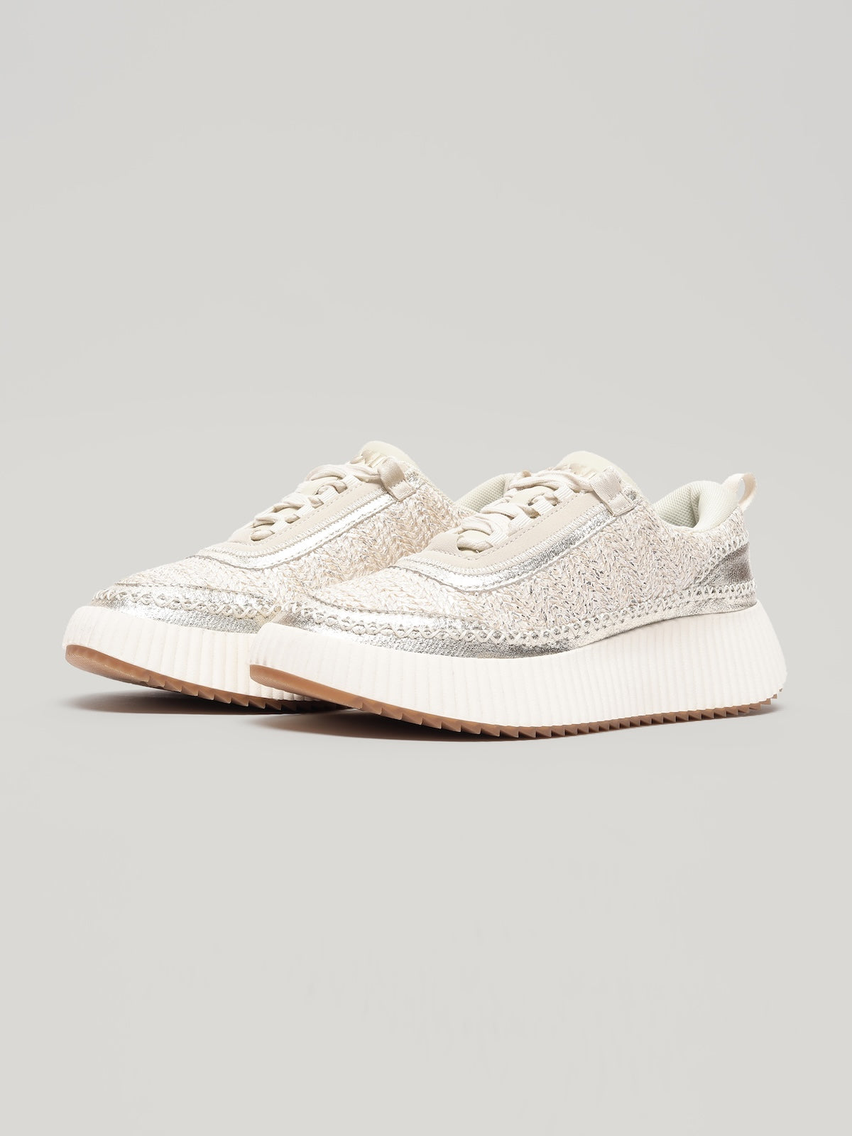JW056 - Women's Lace Up Shoes Taupe