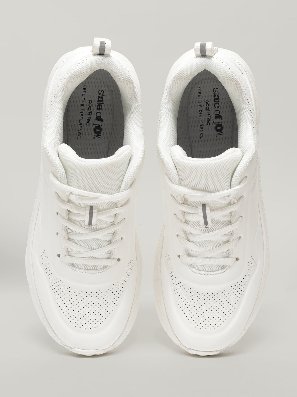 JW080 - Women's Lace Up Shoes White