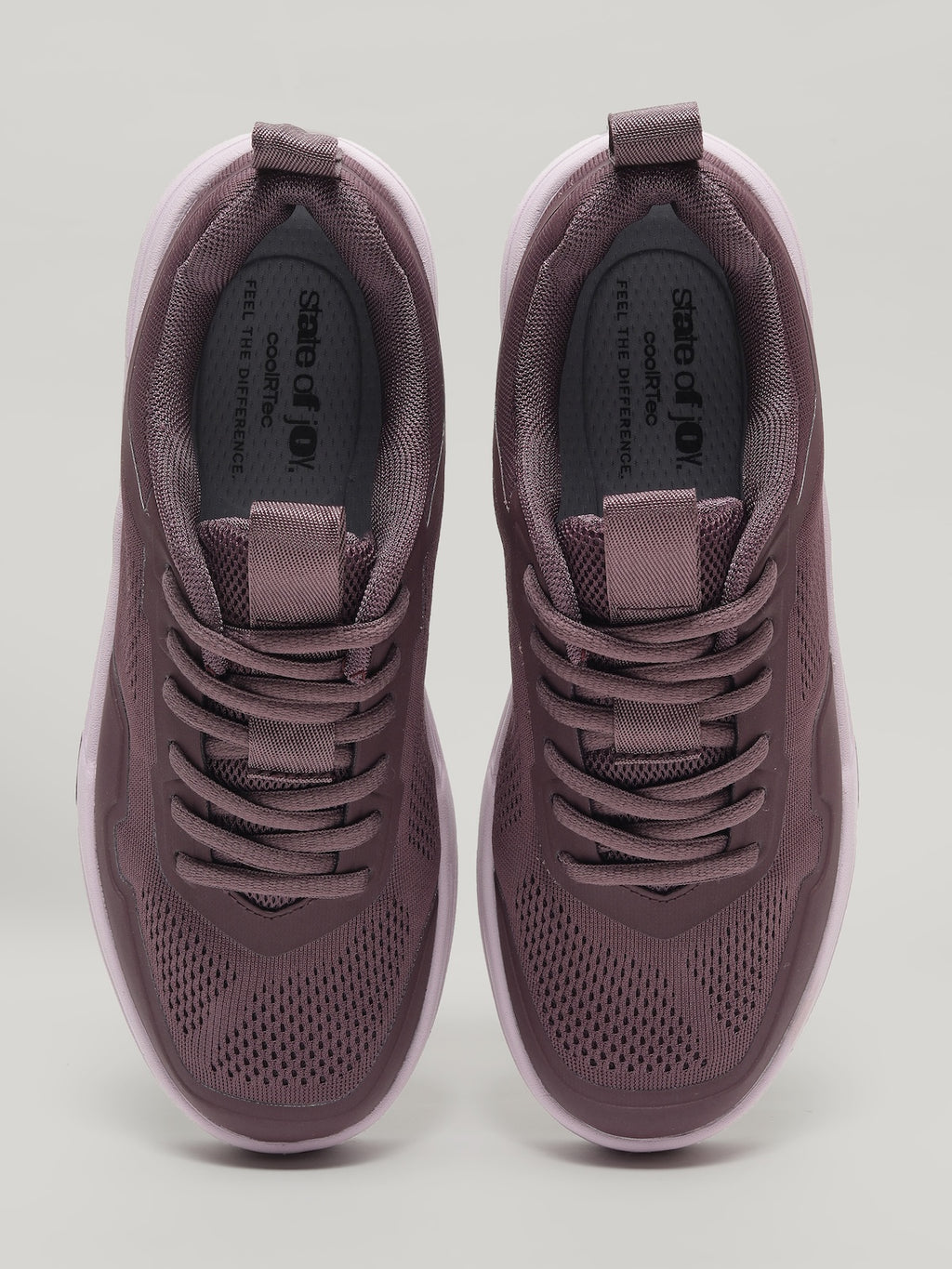 JW089 - Women's Lace Up Shoes Burgundy