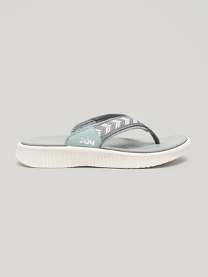 JWS012 - Women's Flip Flops Dull Green