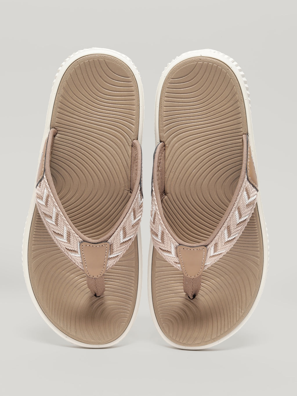 JWS012 - Women's Flip Flops Tan