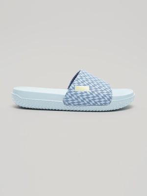 JWS019 - Women's Slides Marble Blue